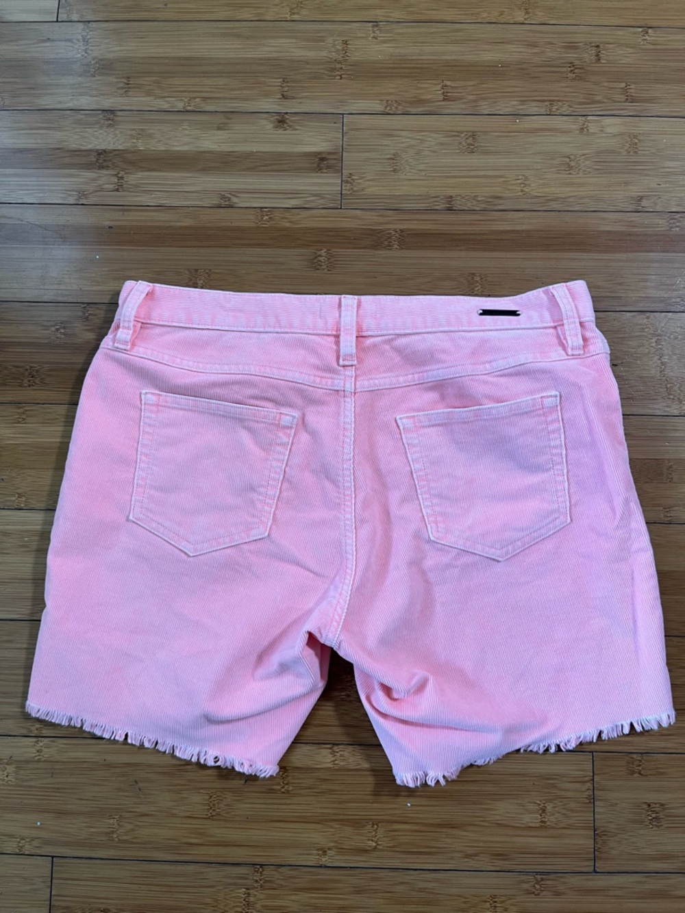 Carve Designs Oahu Corduroy Frayed Hem Shorts 6” Inseam in Dark Azeala - Picture 11 of 13